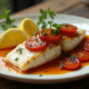 Filet de cod garni de chorizo et herbes fraîches