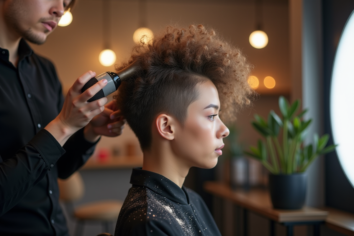 poudre cheveux